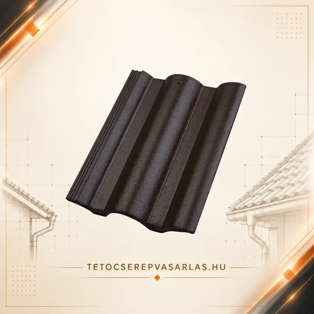 LEIER TOSCANA LUX TETŐCSERÉP SÖTÉTBARNA