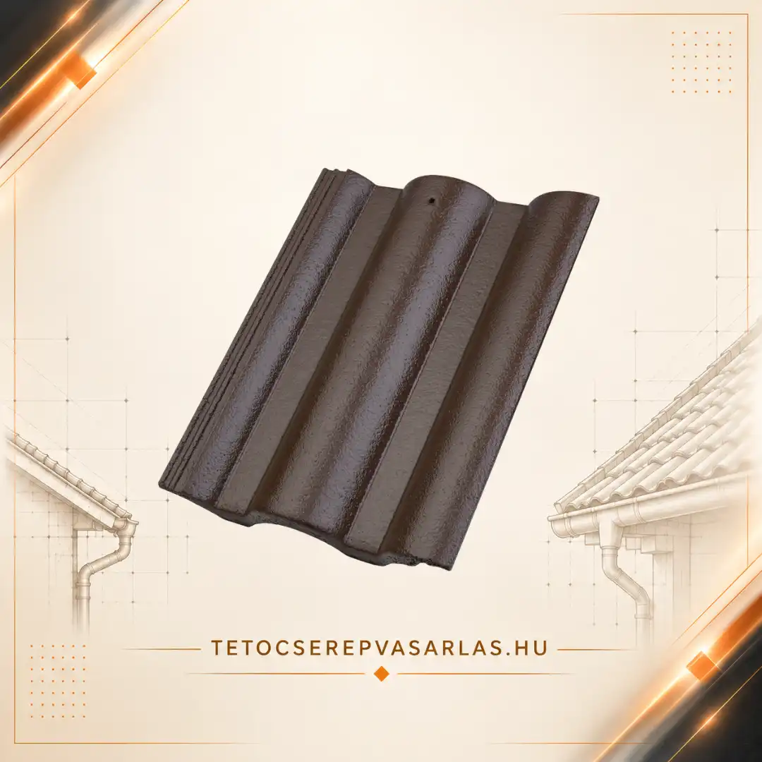 LEIER TOSCANA LUX SZELLŐZŐCSERÉP KUPAK NÉLKÜL SÖTÉTBARNA