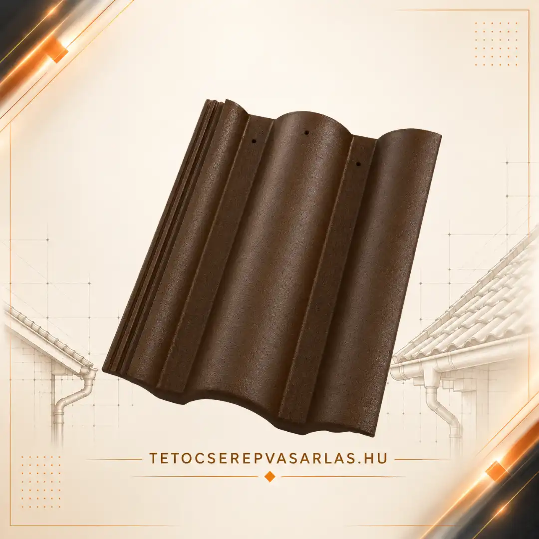 LEIER TOSCANA EXCELLENT TETŐCSERÉP MOKKA
